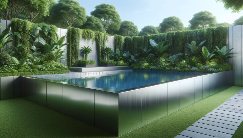 piscine inox : les tendances de luxe pour votre jardin